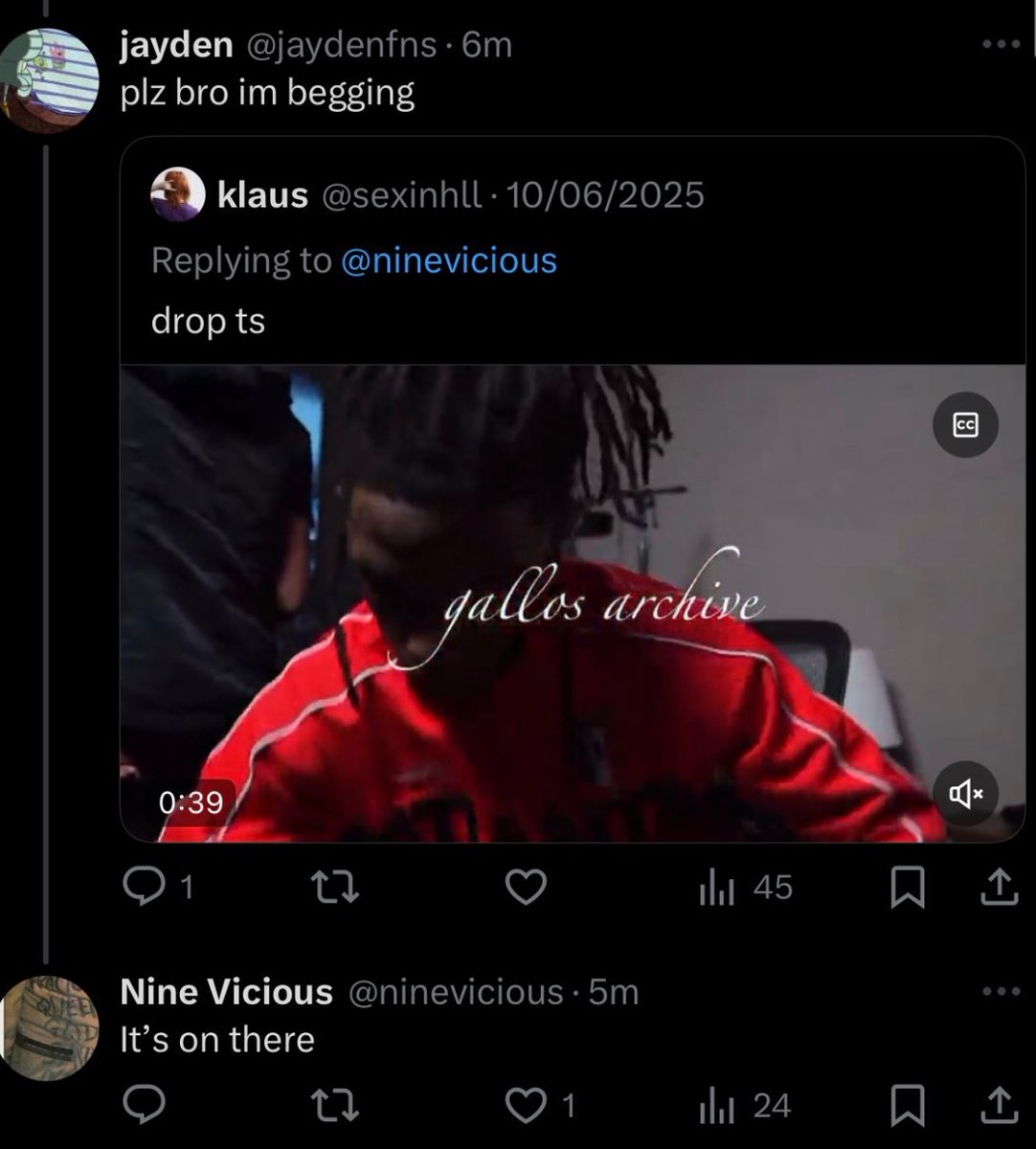 VaultofYSVL's tweet image. Nine has confirmed that:
Hallelujah
Dragon Ball Z
Take That Pill
Hurt sum
Throw me that ass
Will all be on For Nothing