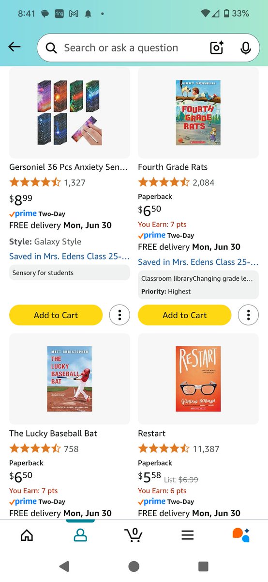 VA teacher 
Title I School
Year 7
Only a month until we go back. 
All students receive free breakfast and lunch.
Going from 1st grade to 4th grade ELA and 2nd, 4th, and 5th Science.
Any help would be so appreciated 💜
amazon.com/hz/wishlist/ls…
#clearthelist #Teachersof𝕏