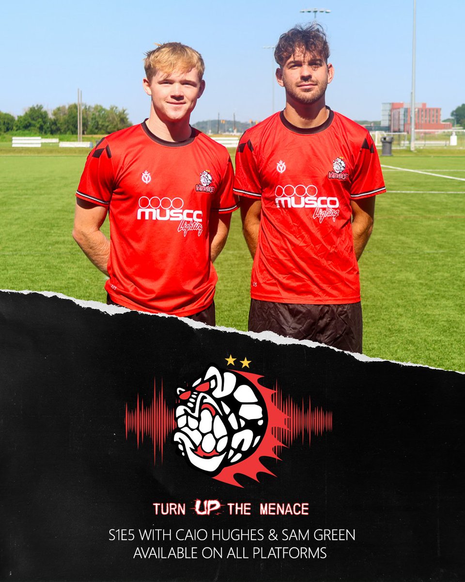 New episode of Turn Up the Menace just dropped 🎙️

@hponair sits down with our UK connection — Caio Hughes 🏴󠁧󠁢󠁷󠁬󠁳󠁿 &amp; Sam Green 🇬🇧 — plus Head Coach <a href="/CaliiiCoach/">Charlie Latshaw III</a>. Stories, accents, and plenty of Menace talk. Don’t miss it 👊