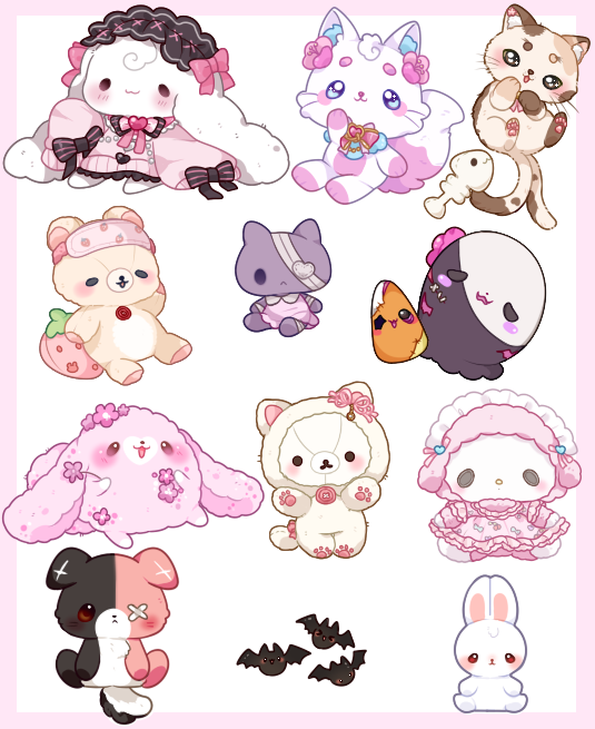 sugarcreambunny's tweet photo. Do I draw plushies cute?🥹🩷 https://t.co/YXPmi2I3H2