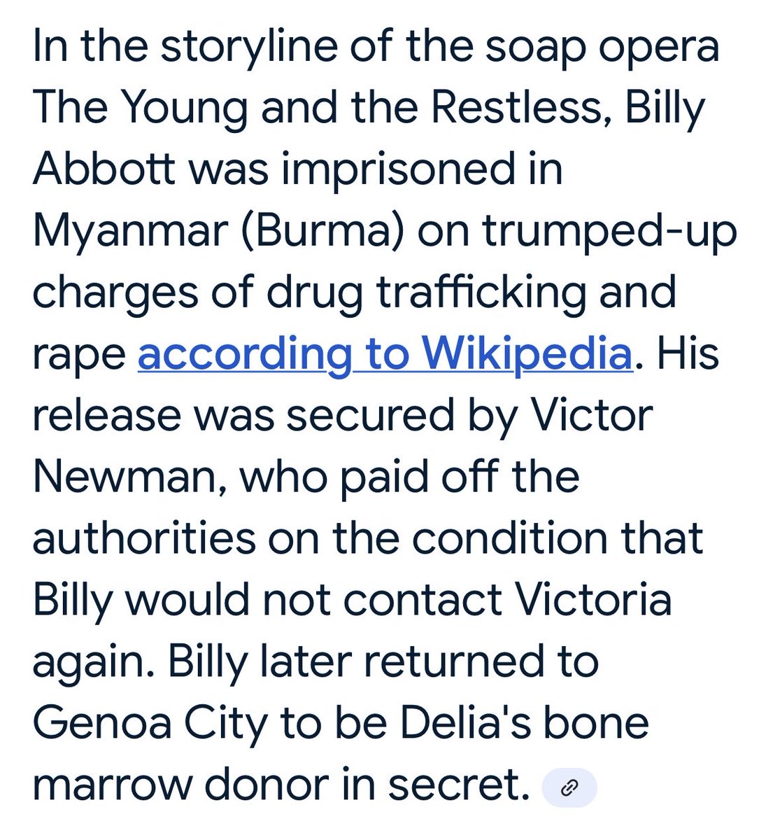 chiarachampagne's tweet image. #yr Why Billy was in jail in Myanmar in the first place . All because of Victor Newman who did everything in his power to break up #Villy . It only happened for good when they lost Delia 🥲