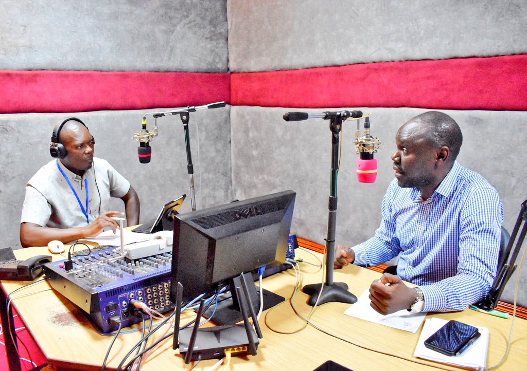 Anti Corruption Unit - State House Uganda (@antigraft_sh) on Twitter photo The Deputy Head of <a href="/AntiGraft_SH/">Anti Corruption Unit - State House Uganda</a>, Mr. Israel Ochwo, has this evening appeared live on Buwama FM to raise awareness about the Unit’s ongoing anti-corruption interventions in Greater Mpigi—covering Mpigi, Butambala, and Gomba districts.
He highlighted the Unit’s past The Deputy Head of <a href="/AntiGraft_SH/">Anti Corruption Unit - State House Uganda</a>, Mr. Israel Ochwo, has this evening appeared live on Buwama FM to raise awareness about the Unit’s ongoing anti-corruption interventions in Greater Mpigi—covering Mpigi, Butambala, and Gomba districts.
He highlighted the Unit’s past