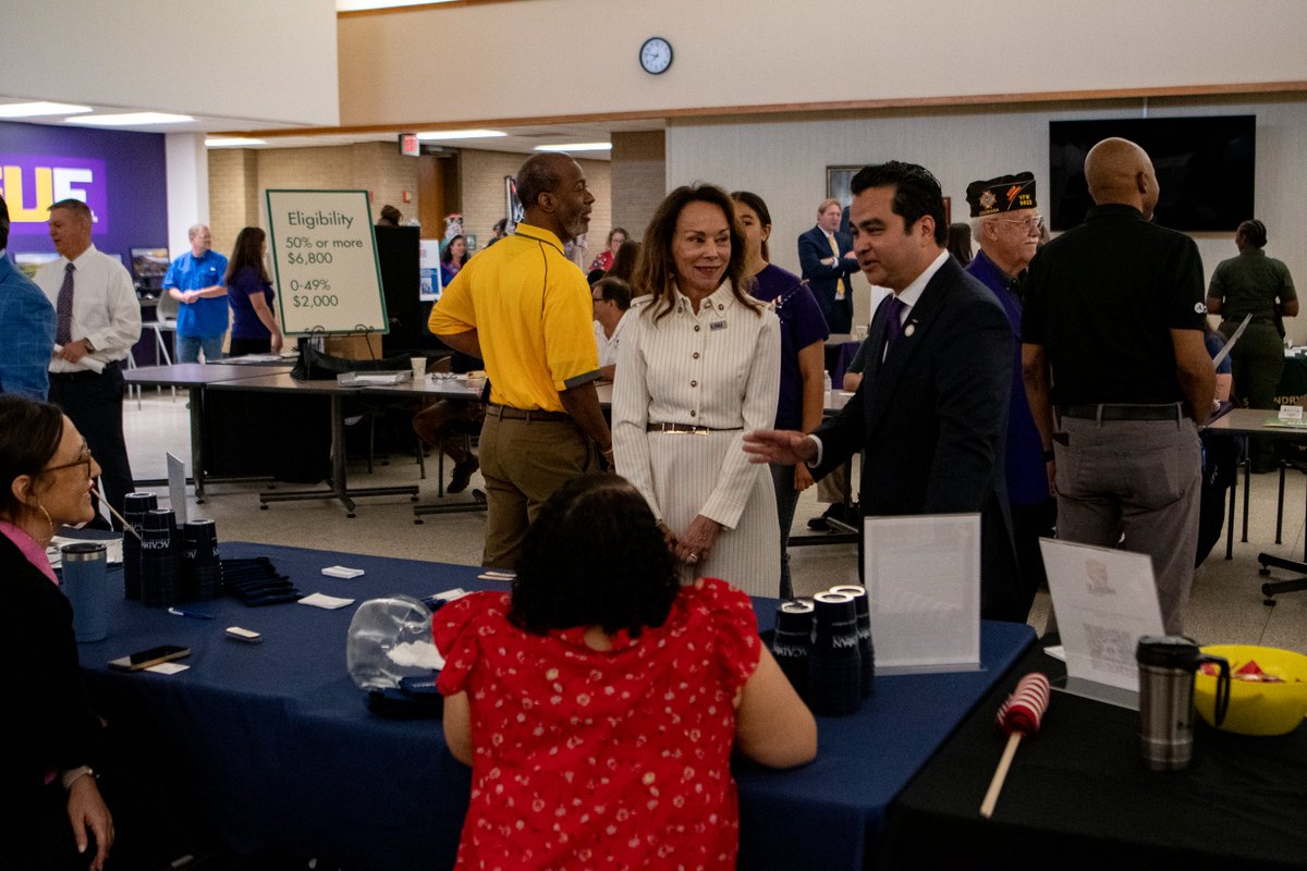 LSUEunice's tweet image. We want to thank the many businesses and organizations that helped make this year's Vet Fest happen! As a Military Friendly School, LSU Eunice is committed to helping out veterans with educational and workforce opportunities.