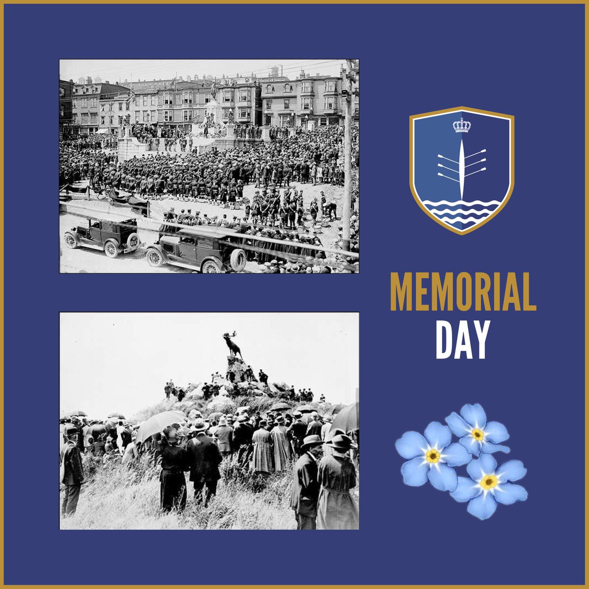 StJohnsRegatta's tweet image. 🕊️ On #MemorialDayNL, we honour the brave of the Royal Newfoundland Regiment at Beaumont-Hamel. 800 went over the top, only 68 answered roll the next day. The forget-me-not is our solemn vow: we will never forget.

#BeaumontHamel #ForgetMeNot #NLHistory #July1 #LestWeForget