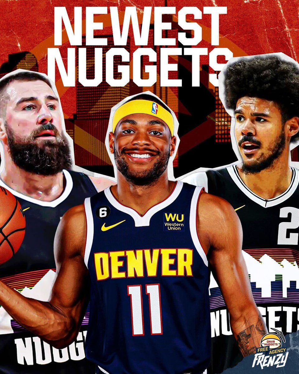 WELCOME TO DENVER FELLAS 👏🏻 

AND WELCOME BACK BRUCE 🤠