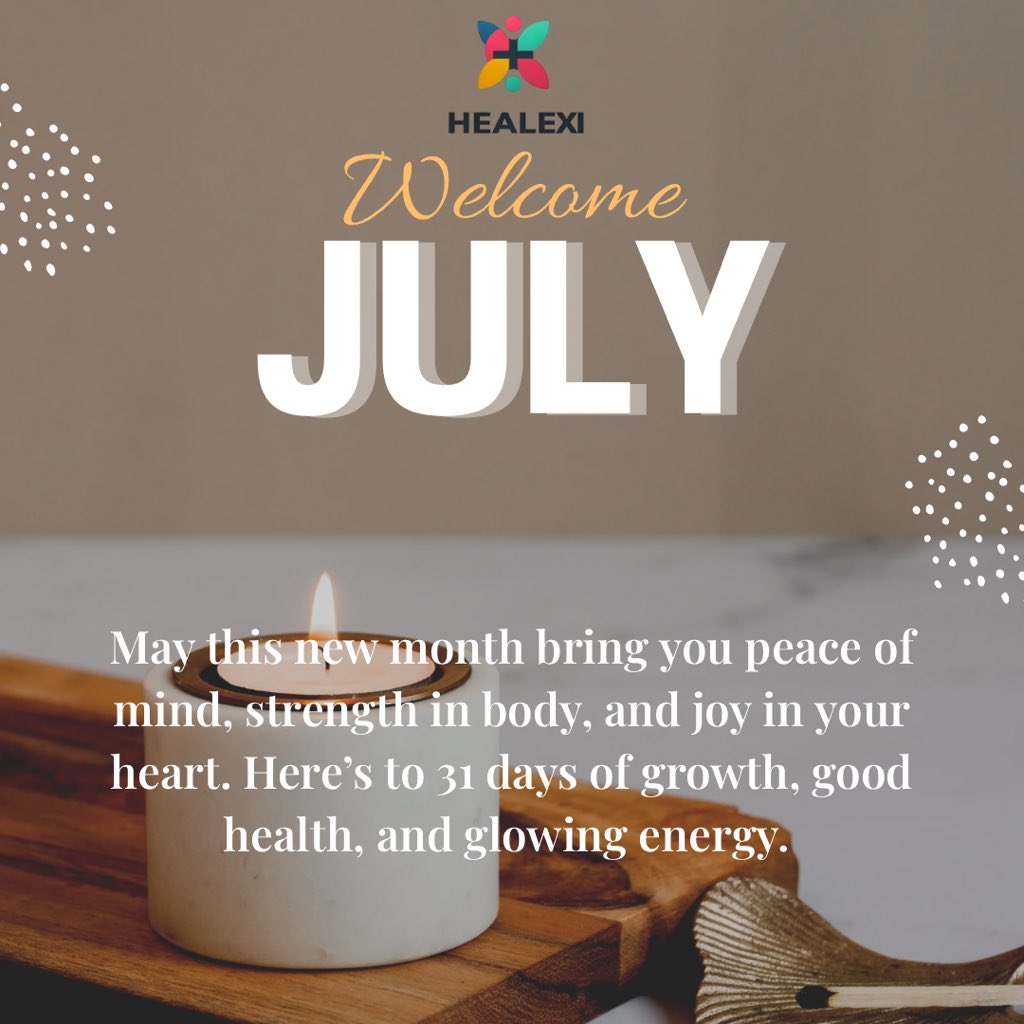 Happy New Month! 🌟
This month, protect your peace, prioritize your health, and practice small daily habits that nourish your body and mind.

You don’t have to do it all at once—just start. 🌱
#HappyNewMonth #MensHealth #WellnessFirst #HealthyLiving #HealexiAfrica