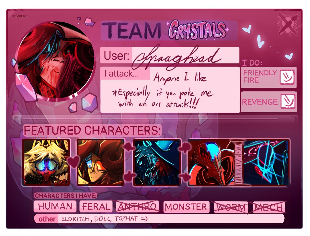 THE HORN HAS BEEN SOUND! 
#artfight2025 #Artfightteamcrystals