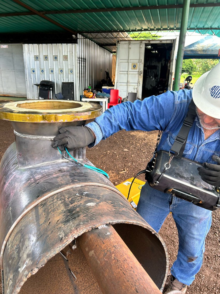AnuarAmarC's tweet image. Inspección por ultrasonido phased array 〰️ en soldadura 🧑🏼🏭 en Slit Tee
#PAUT #PhasedArray #Ultrasonido #NDT #API #ASME #AWS #Barrancabermeja #Santander #Colombia