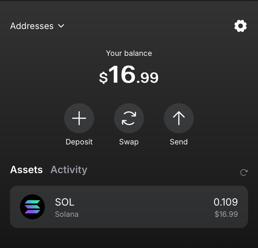oner4ndomguy's tweet image. “You shouldn’t only preach but also follow what you preach”
I deposited funds into my warden wallet to enjoy the amazing features.
I asked the Ai which token has the potential to do 2x tomorrow and it gave a list of some tokens, I chose Fartcoin
So I asked the AI to swap $5 of…