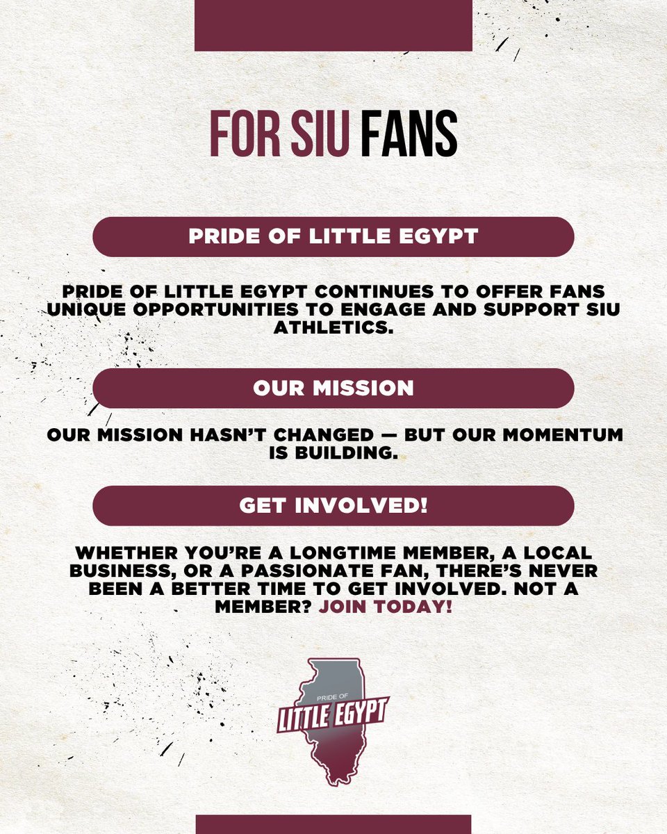 Pride of Little Egypt (@prideofle) on Twitter photo With the House Settlement now in effect, the revenue-sharing era has officially begun.⬇️
Support for Pride of Little Egypt is more essential than ever to ensure <a href="/SIUSalukis/">Saluki Athletics</a> student-athletes thrive in this new landscape. With the House Settlement now in effect, the revenue-sharing era has officially begun.⬇️
Support for Pride of Little Egypt is more essential than ever to ensure <a href="/SIUSalukis/">Saluki Athletics</a> student-athletes thrive in this new landscape.