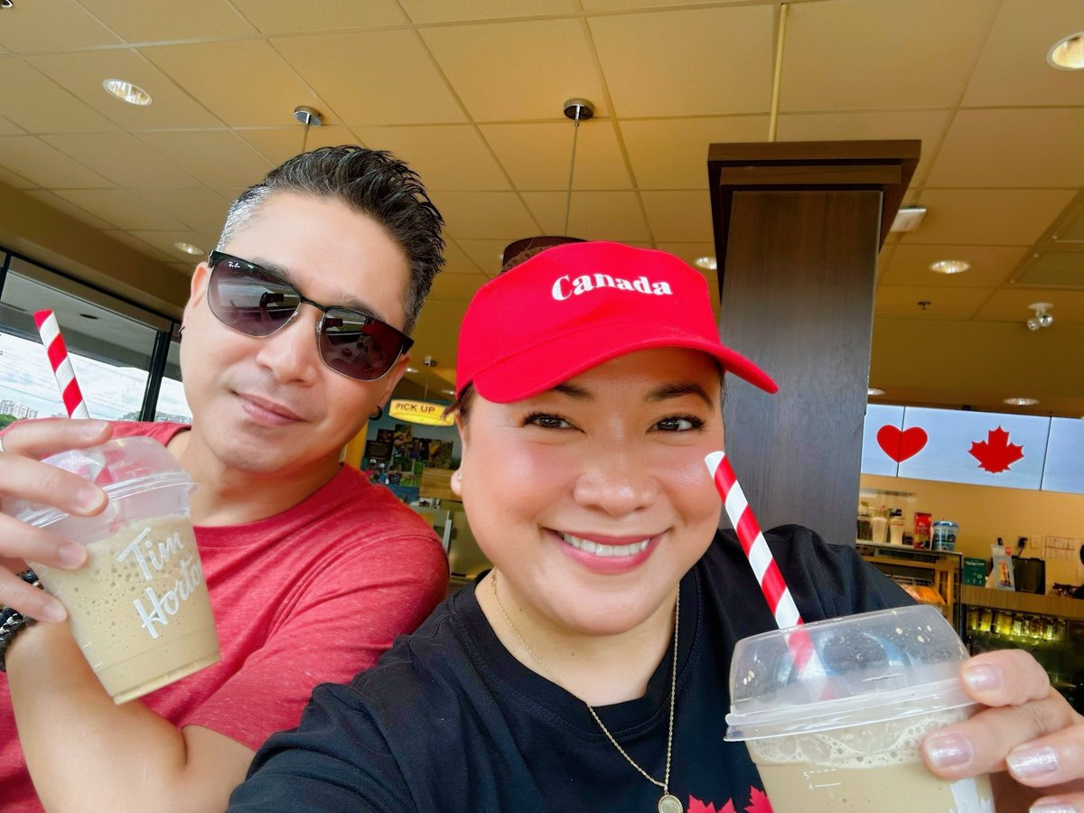 Happy Canada Day! 🇨🇦 Have Eh! 😊 nice day! As I hold this cup of #TimHortons I’m reminded of the warmth, resilience, and diversity that makes this country so special! Canada has given me and my family so much! I ❤️ this country! I carry it with pride and heart! #CanadaDay2025