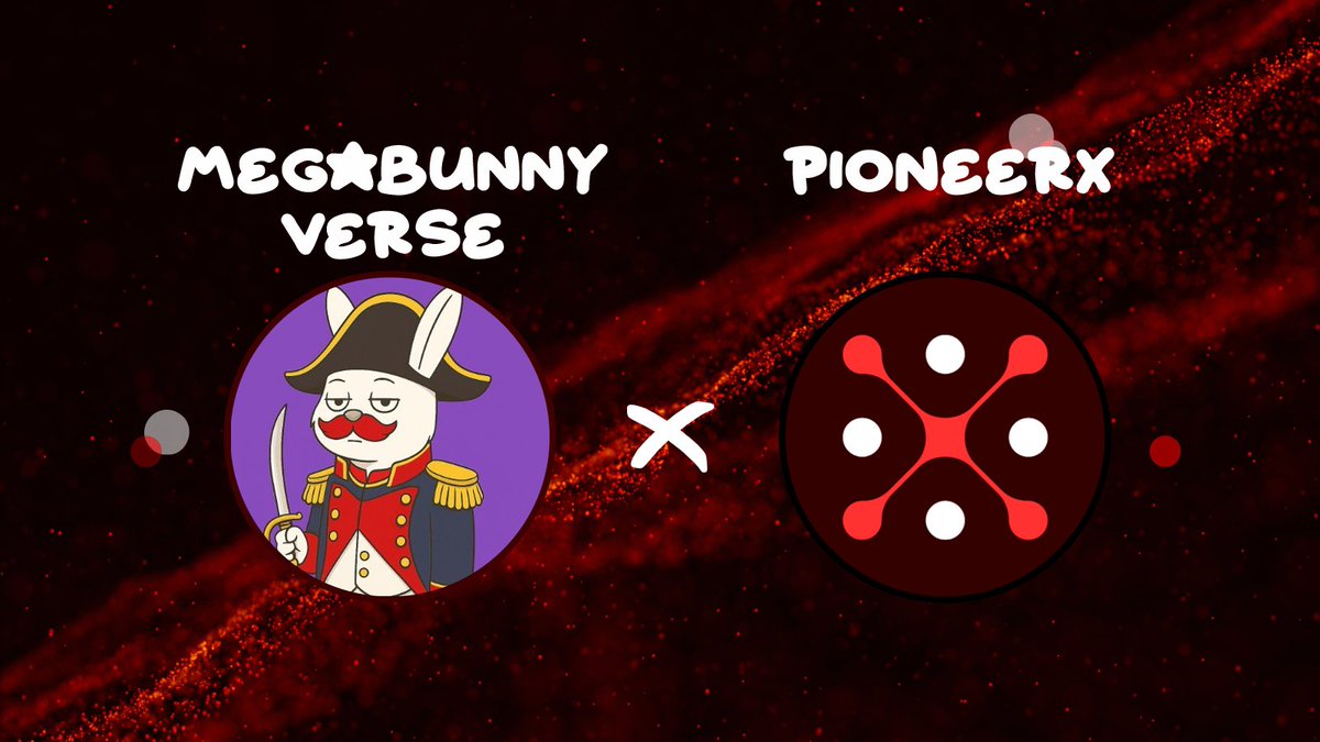 PioneerX (@the_pioneerx) on Twitter photo 🌟Exciting Partnership Ahead!
We’re thrilled to announce our collaboration with <a href="/MegaBunnyVerse/">MegaBunnyVerse</a> 🐇 🌟Exciting Partnership Ahead!
We’re thrilled to announce our collaboration with <a href="/MegaBunnyVerse/">MegaBunnyVerse</a> 🐇