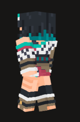 Distelfeder's tweet photo. ✨Yay OwO #Minecraft kann nun gerockt werden xD

Endlich meinen eigenen #minecraftskin  😍

Design by @PeeweeArt 
Skin by @Distelfeder 

Sorry für den Ping, ich dachte ich muss das zeigen 🪶

#GERVtuber #VTuber #DistliART https://t.co/tG8stRU8xX