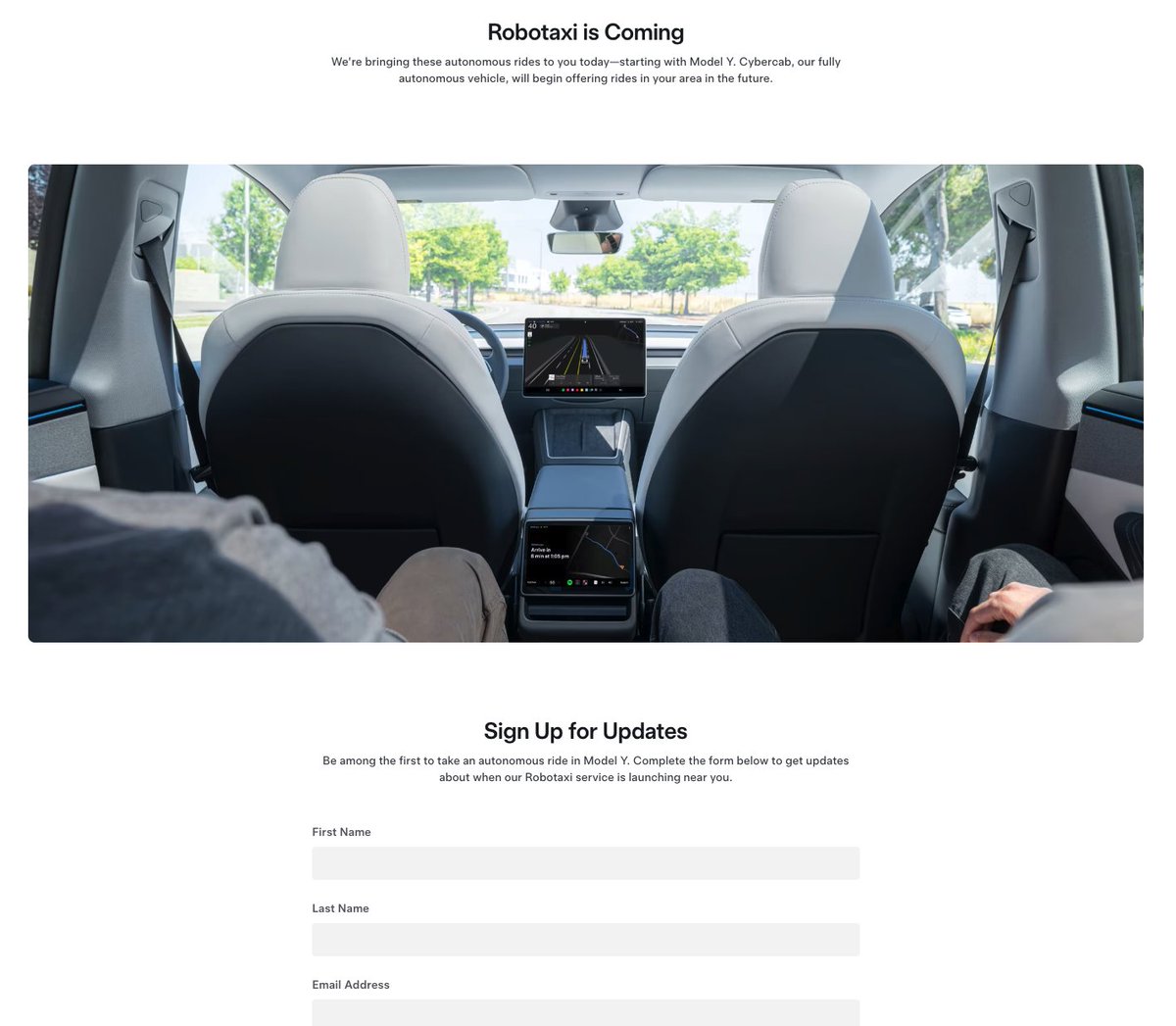 BREAKING: <a href="/Tesla/">Tesla</a> is now allowing normie applicants to join the <a href="/robotaxi/">Tesla Robotaxi</a> network in Austin.

If you'd like to be apply, just fill out the form below on Tesla's website.
tesla.com/robotaxi