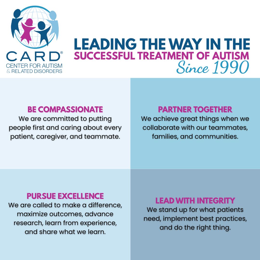 centerforautism's tweet image. 💙 At CARD, compassion, integrity, and excellence aren’t just words, they’re how we change lives.
Proudly leading the way in autism treatment since 1990. 🧩

#CARDValues #AutismSupport #ABAtherapy #Since1990