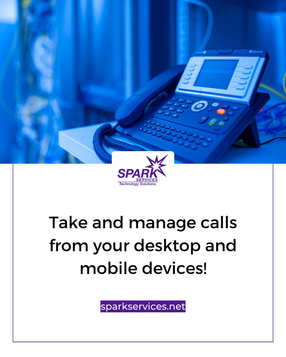 SPARK Services (@sparkitservices) on Twitter photo VoIP allows you to make and receive calls from multiple devices, including your smartphone, ensuring that you can be contacted by customers or by colleagues wherever you are in the world.
Want to install one? Get started: sparkservices.net
#SPARK #internetservices VoIP allows you to make and receive calls from multiple devices, including your smartphone, ensuring that you can be contacted by customers or by colleagues wherever you are in the world.
Want to install one? Get started: sparkservices.net
#SPARK #internetservices
