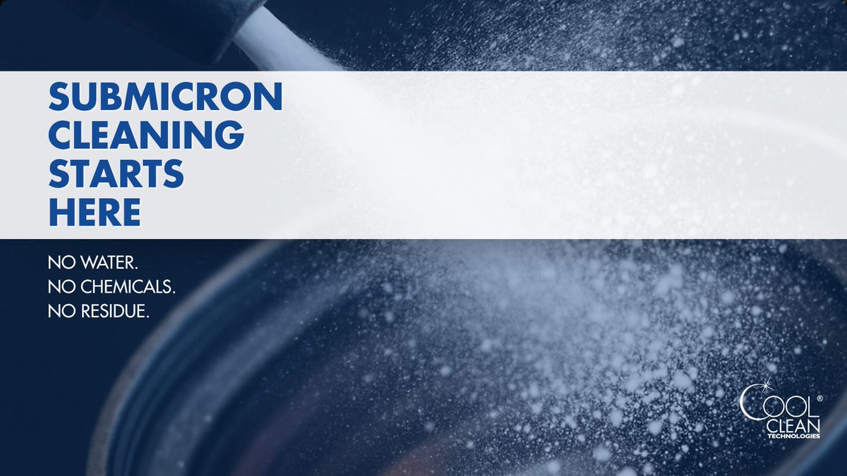 Think your surface is clean? Think smaller.

Cool Clean’s CO₂ spray tech removes particles <0.1 µm—no water, no chemicals, no residue. Perfect for optics, semiconductors, and electronics.

Clean smarter. Clean cooler.
🔗 coolclean.com/industries/add…

#CoolClean #CO2Cleaning #Submicro