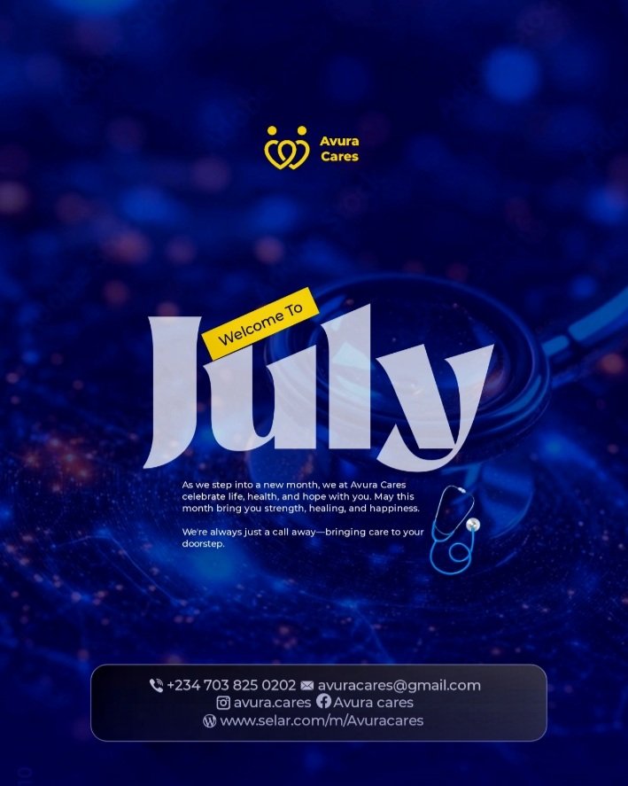 avura_cares's tweet photo. ‼️Wishing you a healthy and happy July⭐ May this month bring joy and love to you and your loved ones.❤ https://t.co/NPShrfUpPe