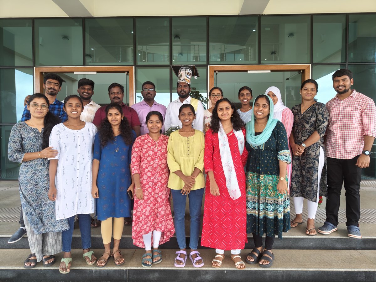 Dr. Ananthu. S, second PhD from SS group <a href="/PalakkadIIT/">IIT Palakkad</a>, successfully defended his PhD thesis. Congratulations, Dr. Ananthu, and best wishes for your future endeavors. We thank Dr. Mayil Murugan from <a href="/IIT_Bhilai/">IIT Bhilai</a> and Dr. Bernd <a href="/BmSchmidtlab/">BMSchmidtlab</a> for evaluating his thesis.