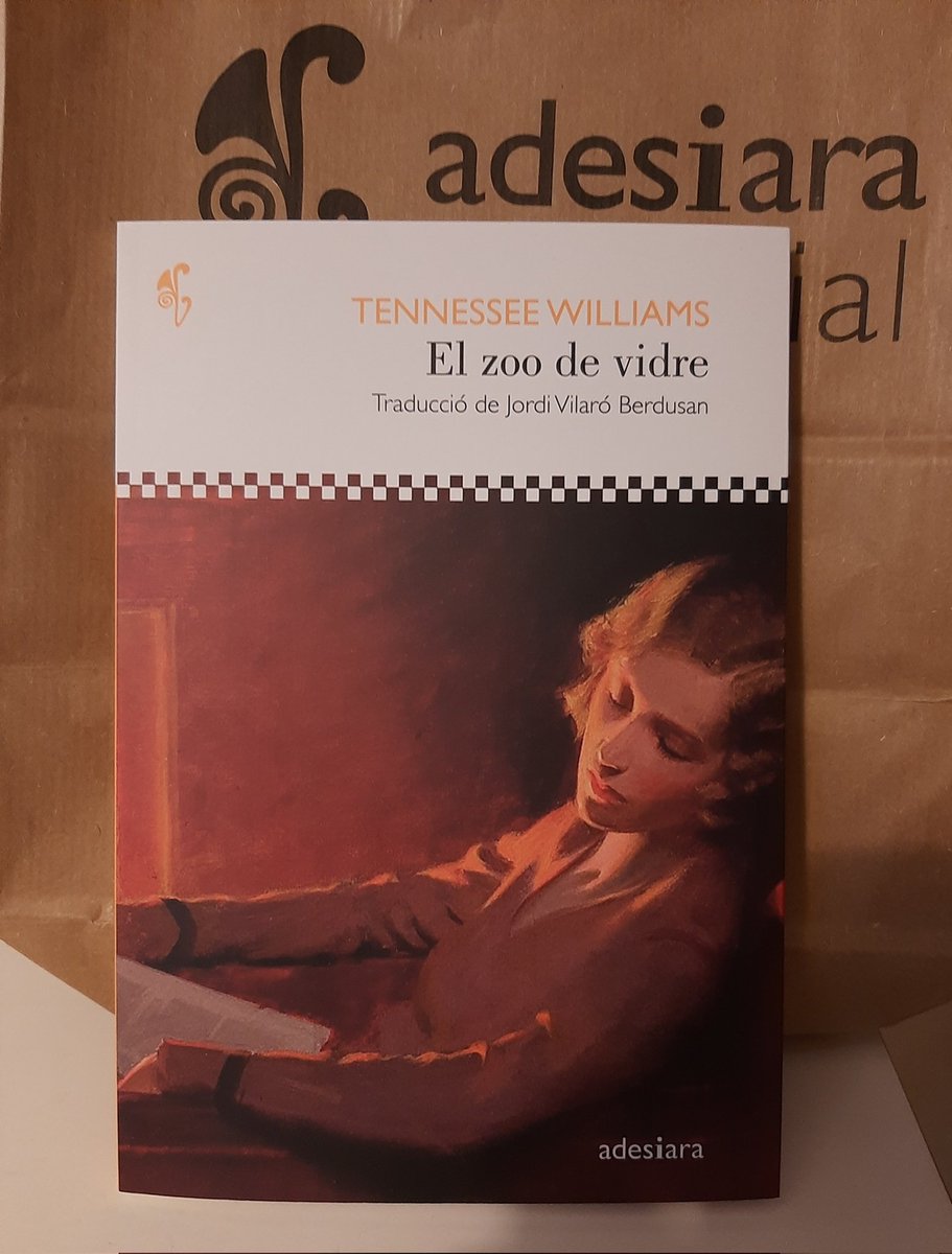 Jordi Vilaró Berdusan (@jordivilaro70) on Twitter photo Finalment ha arribat el dia que feia temps que esperava: demà a <a href="/OnaLlibres/">Ona Llibres</a> (Pau Claris, 11.30 h), es presenta la meva traducció de The Glass Menagerie (<a href="/ADESIARAEDITORI/">ADESIARA EDITORIAL</a>).
Personalment, n'estic molt satisfet, ja que, ateses les meves circumstàncies personals, no ha estat fàcil. Finalment ha arribat el dia que feia temps que esperava: demà a <a href="/OnaLlibres/">Ona Llibres</a> (Pau Claris, 11.30 h), es presenta la meva traducció de The Glass Menagerie (<a href="/ADESIARAEDITORI/">ADESIARA EDITORIAL</a>).
Personalment, n'estic molt satisfet, ja que, ateses les meves circumstàncies personals, no ha estat fàcil.