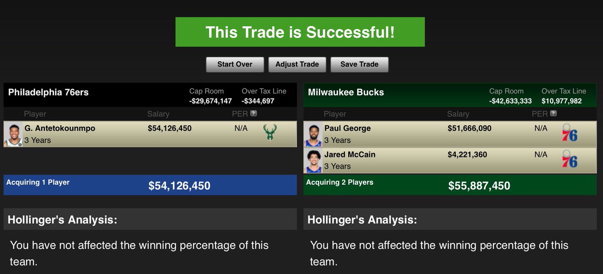 ferdaenthusiast's tweet image. Gimme Giannis on the Sixers. If the website says successful, surely the Bucks will say yes. Pull the trigger @dmorey