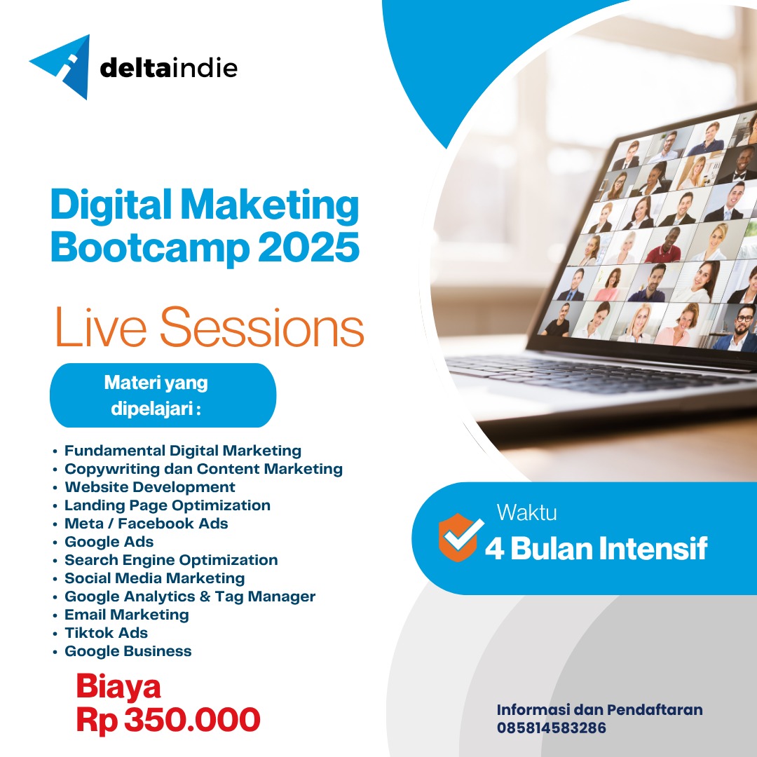 Ada yang mau barengan ikut bootcamp ini kah? Ini murah banget plus waktunya lumayan juga sampai 4 bulan buat belajarnya.. Buat yang mau tanya tanya bisa ke wa.me/6285814583286