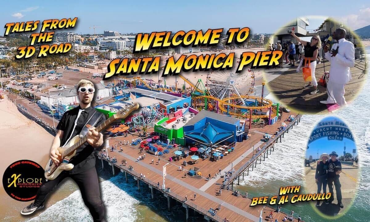 3dguytv's tweet photo. Welcome to Santa Monica Pier, where the California dream meets the Pacific Ocean in perfect harmony. The Voice Over was done using #Hollyland #Lark #M2S , a fantastic tiny wireless audio system. Shot with #Canon #R5C with the #Dual Fisheye Lens https://t.co/Os6Kfmwo9K https://t.co/pFOSBm1zDN