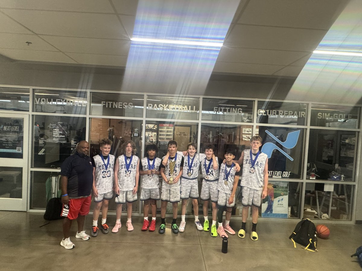 Crusaders are putting in the extra work this Summer . Conner's team won their tournament and he was named MVP.#family #GoCru