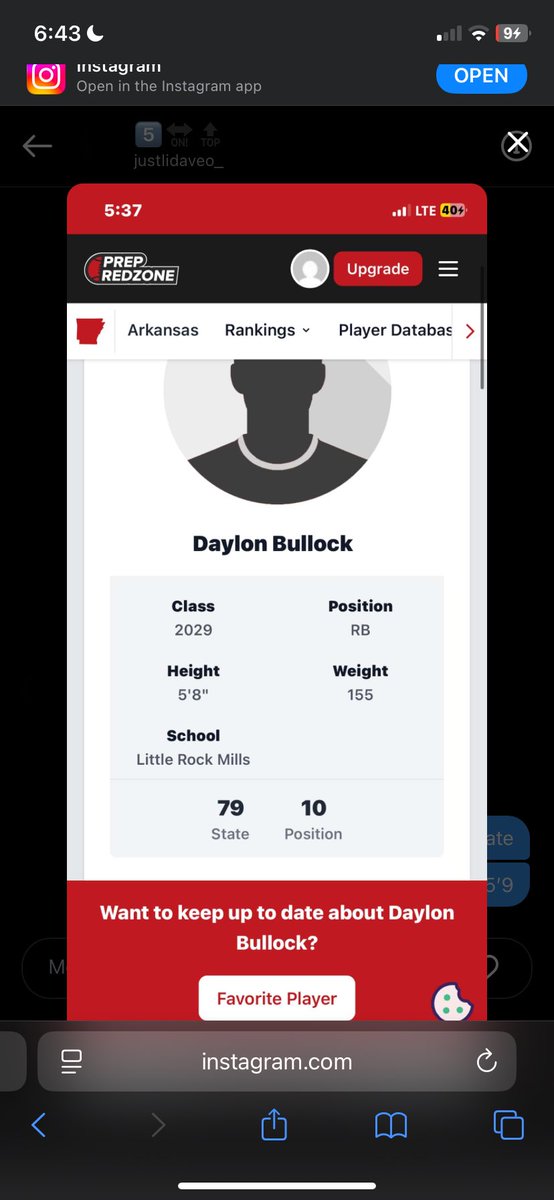 daylon “ db “ bullock (@daylon10x) on Twitter photo Thanks for the rankings, im gonna continue that im improving and getting better <a href="/PrepRedzoneAR/">Prep Redzone Arkansas</a> <a href="/OJW_Scouting/">PrepRedzone Oliver</a> <a href="/PrepRedzone/">Prep Redzone 🏈</a> <a href="/CoachGHunter/">Greg Hunter</a> Thanks for the rankings, im gonna continue that im improving and getting better <a href="/PrepRedzoneAR/">Prep Redzone Arkansas</a> <a href="/OJW_Scouting/">PrepRedzone Oliver</a> <a href="/PrepRedzone/">Prep Redzone 🏈</a> <a href="/CoachGHunter/">Greg Hunter</a>