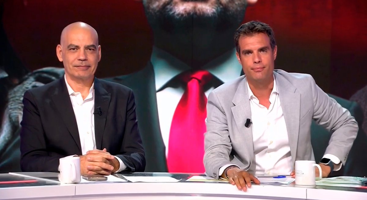 Código 10 (@codigo10tv) on Twitter photo Esto fue todo por hoy en Código 10 👋
👉 No os perdáis el próximo programa el martes a las 22:50 en Cuatro.
🔴 #Código10 en <a href="/cuatro/">Cuatro</a> con <a href="/Nacho_Abad/">Nacho Abad 🇺🇦</a> y <a href="/davidalemantv/">David Aleman</a> Esto fue todo por hoy en Código 10 👋
👉 No os perdáis el próximo programa el martes a las 22:50 en Cuatro.
🔴 #Código10 en <a href="/cuatro/">Cuatro</a> con <a href="/Nacho_Abad/">Nacho Abad 🇺🇦</a> y <a href="/davidalemantv/">David Aleman</a>