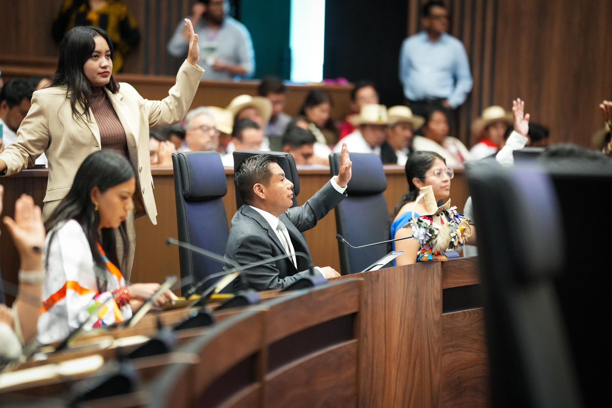 Legislamos con visión, justicia social y profundo compromiso con Oaxaca, convencidos de que un Congreso activo y sensible es clave para construir un estado con justicia, dignidad y bienestar.