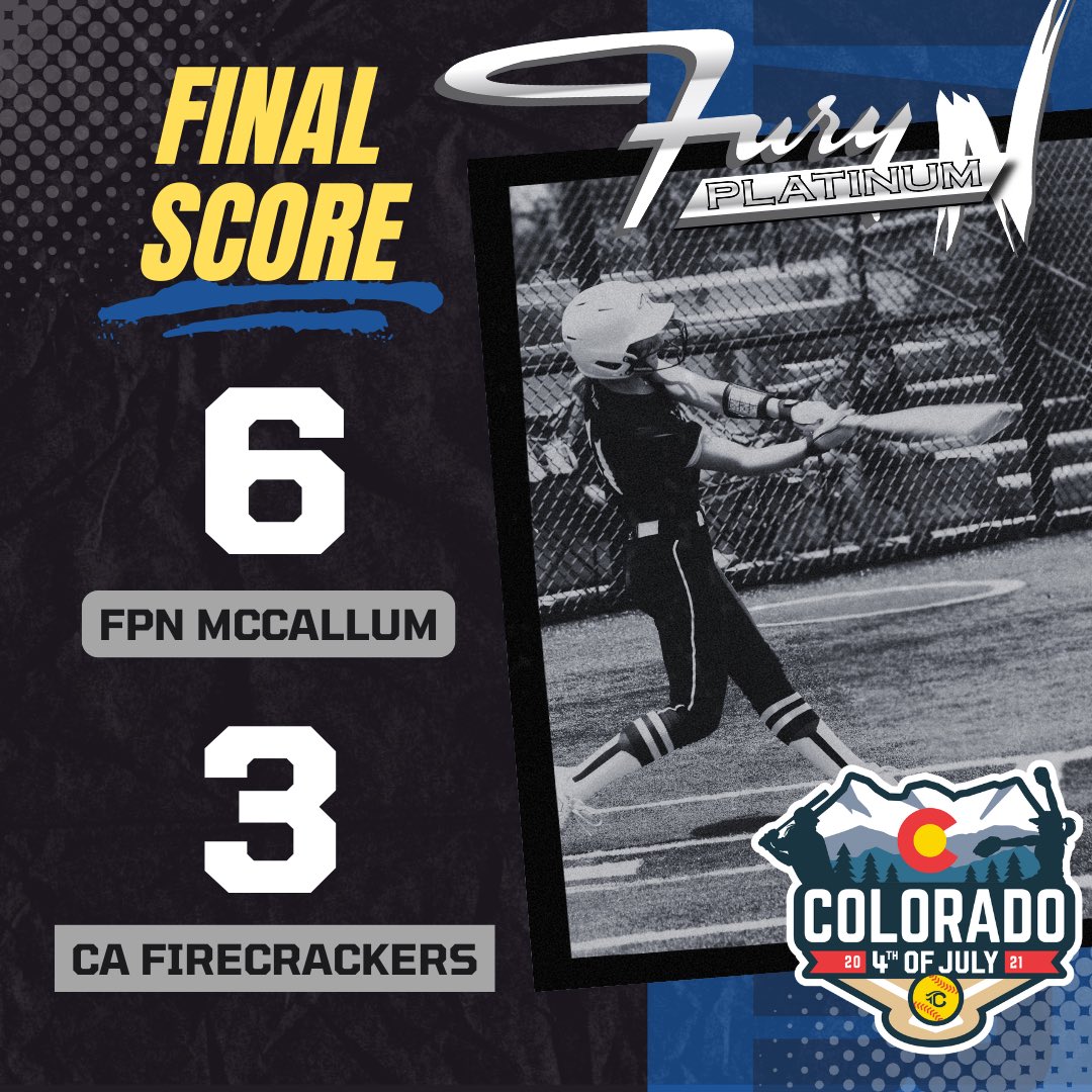 Box Bracket Update 1:

<a href="/VAFuryPlat2028/">Fury Platinum National - McCallum 2028</a> beats So Cal Firecrackers Galicia 🧨 w/ 7 Hits!

<a href="/AubreyAbyVital/">Aubrey Vital 2028</a> 6 IP, 6H, 1K 🔥

<a href="/JaidenM2028/">Jaiden McCallum 2028</a> 1H, 3R, 3 SB (stole 🏠w/ 2 outs in 4th)

Mylee, Anna, Caroline, Abi, Gracyn, &amp; Riley also with 1 Hit!

<a href="/TCSFastpitch/">TC Fastpitch</a> <a href="/COSparkFire/">CO 4th of July</a> #PlatinumProud