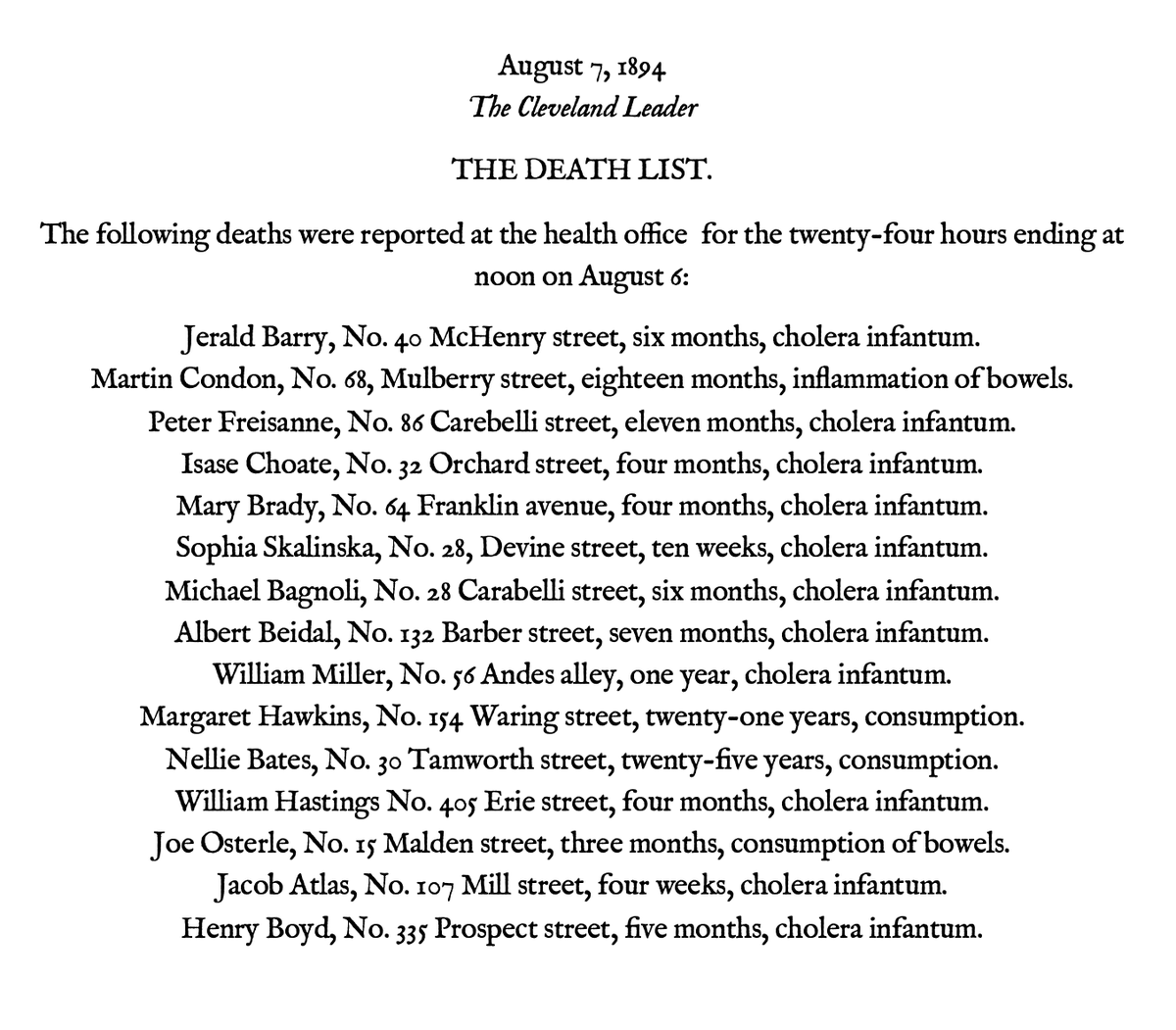 You might think of polio as being the worst disease ever to affect children. This "swill" milk scandal was far worse. FAR worse.

In a single year, up to 20,000 infants might die from diseased swill milk. That's more infants in one year in the U.S. than polio ever killed. EVER.