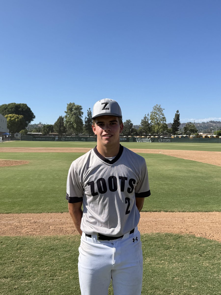 #WestCoastSS F: <a href="/ZootsBaseball/">Zoots Baseball</a> 16U 4, SoCal Birds 2027 1
PoG: <a href="/evankelly2027/">Evan Kelly</a> 5.2 IP, 6K, 3H, R, 2 BB