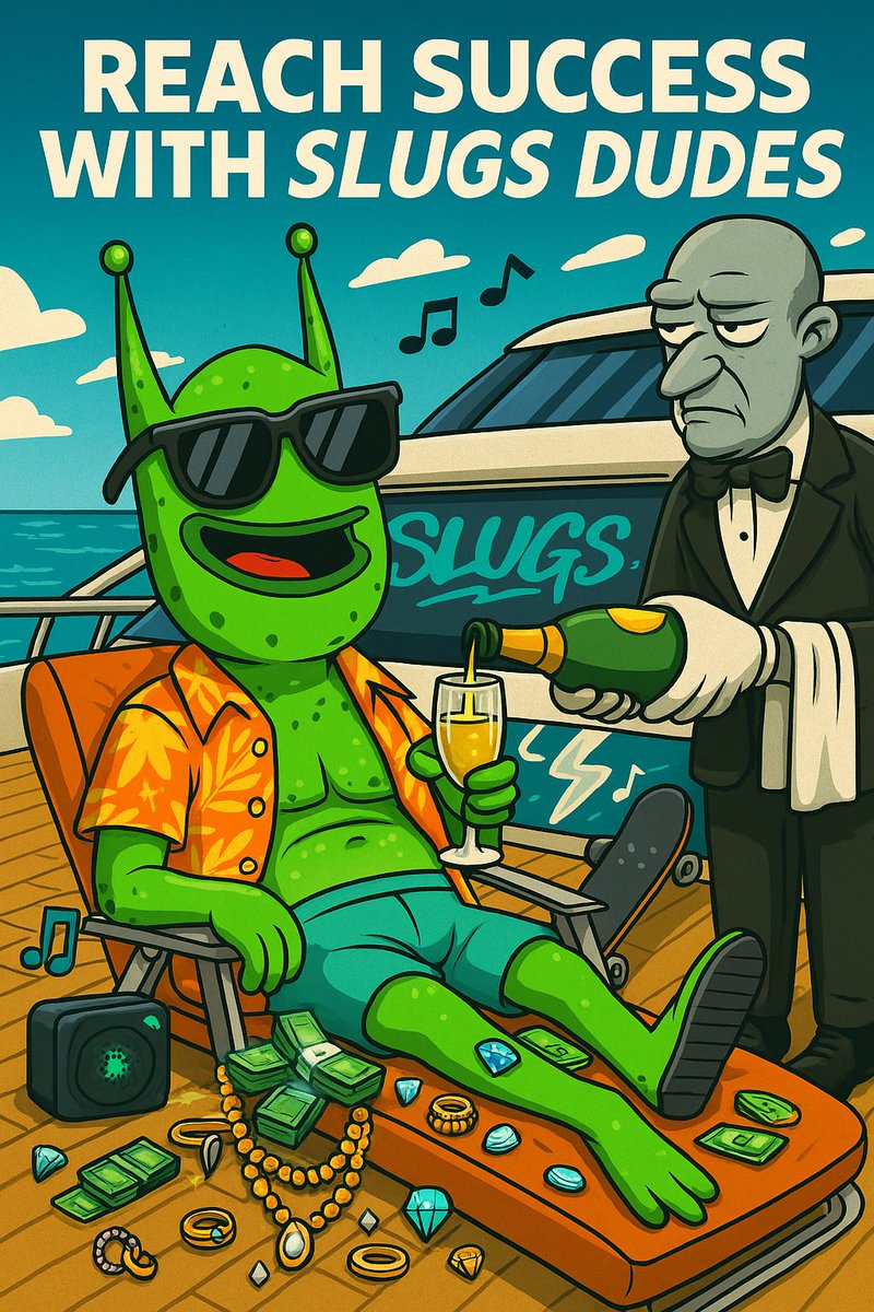 PRESALE IS NOW OPEN 🚨🐌 $SLUGDUDES is LIVE on Smithii — and we're just getting started. ⚠️ Early buys = more Slugs. Don't let this one slip. Join the fastest meme project in Solana today. 🔗 tools.smithii.io/launch/Slug-Du… 📲 t.me/+M5bA9GQmHX9jO… #CryptoNow #SlugPresale