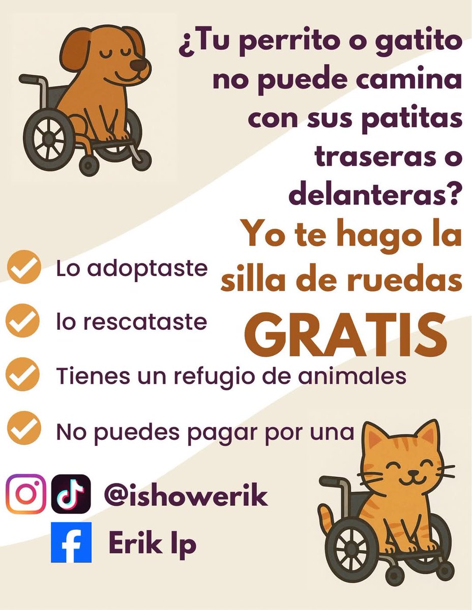 Vi esto en fb y comparto por si alguien ocupa