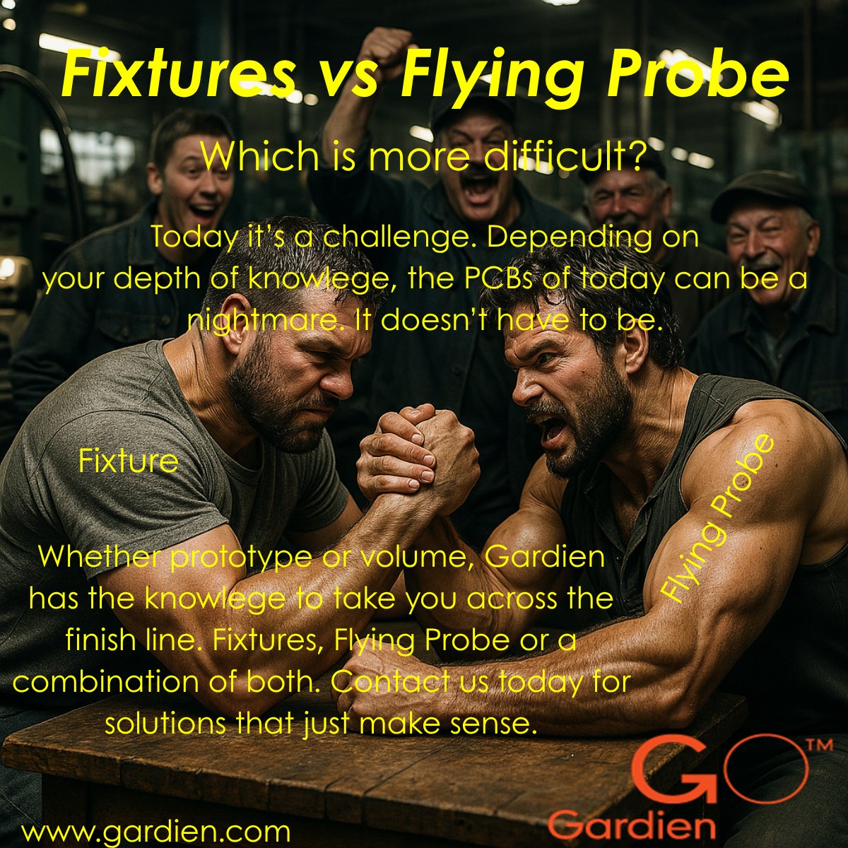 GardienUSA's tweet image. Fixtures or Flying Probe for ET. Current PCBs may require both. Both have their challenges. Gardien is positioned to guide you. Fixtures, Flying Probe or both. Contact us today for more information. na.gardien.com #pcb #pcbdesign #flyingprobe #pcbfixture