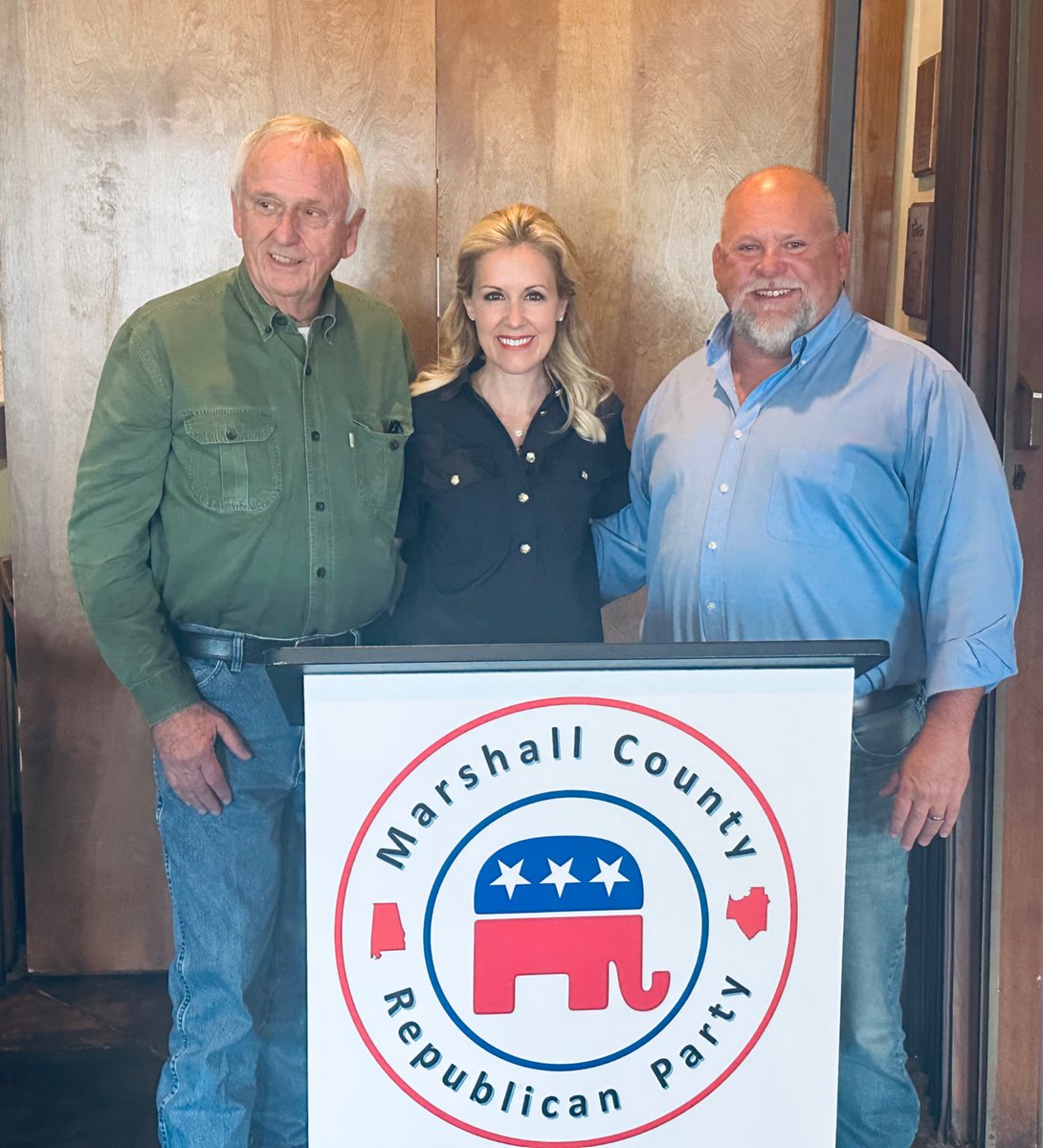 Another fun evening in Marshall County with two of my favorite LE partners—Sheriff Sims and Chief Deputy John Young. 🇺🇸
