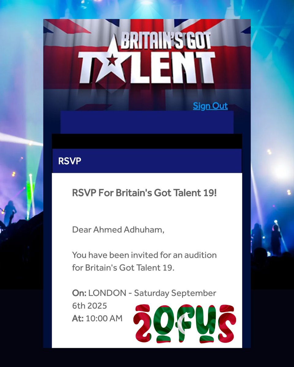 🇲🇻✨ We did it. 2ofus is officially through to the next stage of Britain’s Got Talent Season 19! 🇬🇧❤️ From tiny Maldives to the world. Thank you for believing in us. This is for every dreamer who was told “you can’t.” We’re here to say: You can. #2ofus #BGT