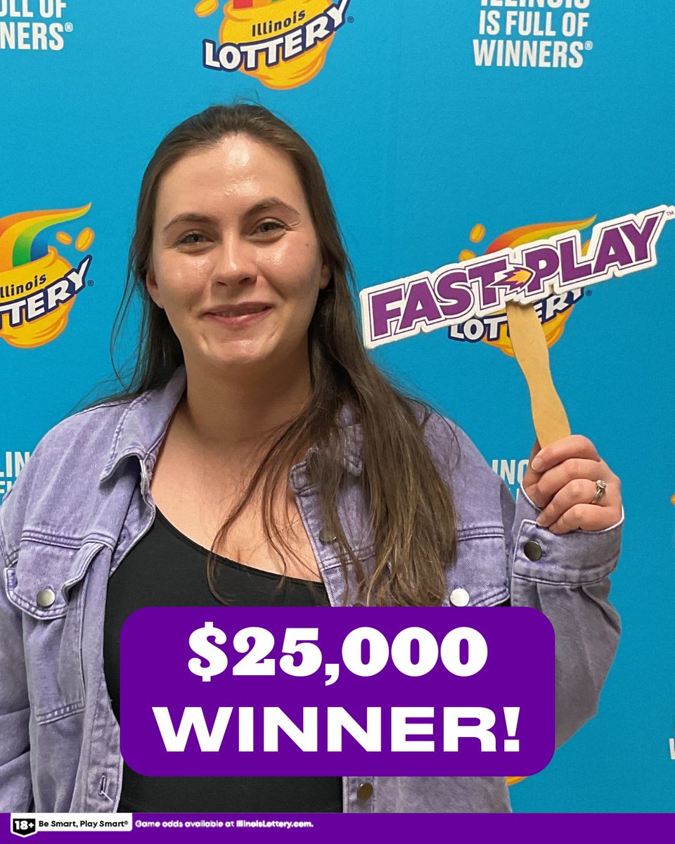 IllinoisLottery's tweet image. 🎉 Congratulations to Stefanija who won $25,000 playing #FastPlay Big Bucks Highway! Play now: bit.ly/FastPlayOnline

#IllinoisisFullofWinners
