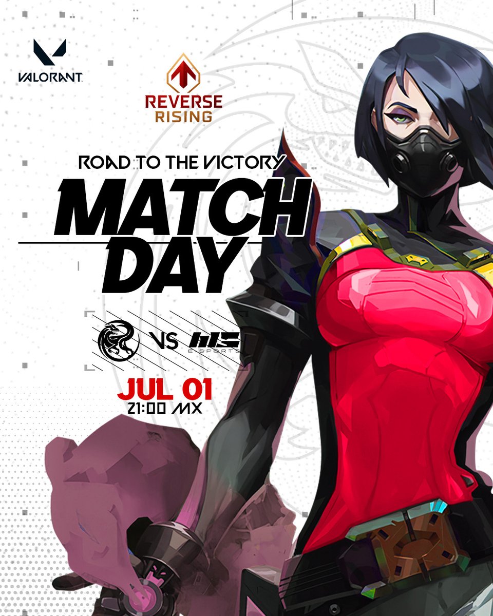 Velocity Raptors (@vraptors_es) on Twitter photo Hoy nuestra cuarta partida en la #reverserising
🆚 <a href="/M5_esports/">M5 Esports</a>
7:00 pm 🇲🇽
Transmisión oficial ----> twitch.tv/reverseleague_ Hoy nuestra cuarta partida en la #reverserising
🆚 <a href="/M5_esports/">M5 Esports</a>
7:00 pm 🇲🇽
Transmisión oficial ----> twitch.tv/reverseleague_