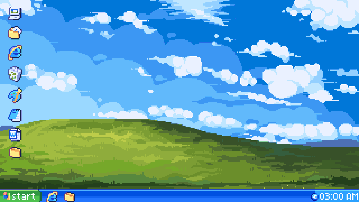 Windows XP redraw 🌐💚 #pixelart