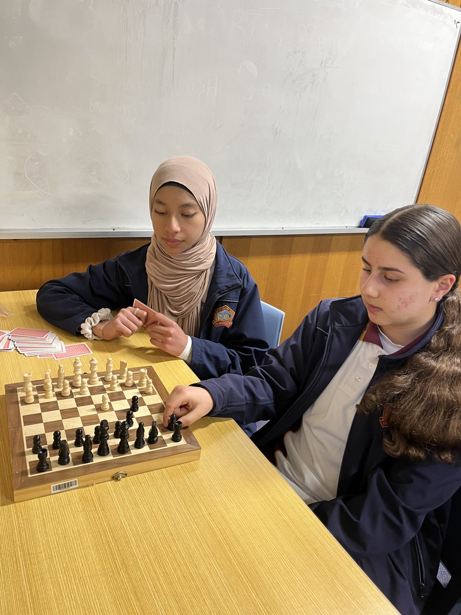 Great to see so many students getting involved in the KNHS Chess Club! Join us at lunchtime every Wednesday in the school library for some friendly competition and strategic fun.