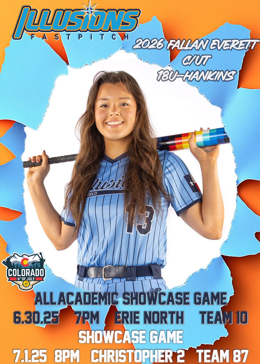 Fallan Everett (@fallaneverett) on Twitter photo I will be playing tonight at the Showcase game, Christopher 2, for Team 87. I would love to show what I can bring to your team! <a href="/GoldHankins/">Illusions Premier Hankins 18U</a> <a href="/MichaelMook9/">Michael Mook</a> <a href="/WTAMUSoftball/">Lady Buff Softball</a> <a href="/s3baseball_/">Orlando Salinas</a> <a href="/TAMUKSB/">Javelina Softball</a> <a href="/CoachLucas_/">Coach Lucas</a> <a href="/UCASoftball/">UCA Softball</a> <a href="/UTAMavsSB/">UTA Softball</a> <a href="/coachwilsonTLU/">Coach Wilson</a> <a href="/TLUsoftball/">TLU Softball</a> I will be playing tonight at the Showcase game, Christopher 2, for Team 87. I would love to show what I can bring to your team! <a href="/GoldHankins/">Illusions Premier Hankins 18U</a> <a href="/MichaelMook9/">Michael Mook</a> <a href="/WTAMUSoftball/">Lady Buff Softball</a> <a href="/s3baseball_/">Orlando Salinas</a> <a href="/TAMUKSB/">Javelina Softball</a> <a href="/CoachLucas_/">Coach Lucas</a> <a href="/UCASoftball/">UCA Softball</a> <a href="/UTAMavsSB/">UTA Softball</a> <a href="/coachwilsonTLU/">Coach Wilson</a> <a href="/TLUsoftball/">TLU Softball</a>