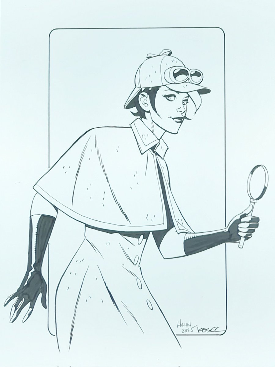 Received our rewards from the previous #ImpossibleJones campaign from #KarlKesel and #DavidHahn. Looking forward to reading the always fun book and love the extras. As #SherlockHolmes fans, a highlight is the amazing "Impossible Sherlock Jones" commission! The game's afoot! 🔎