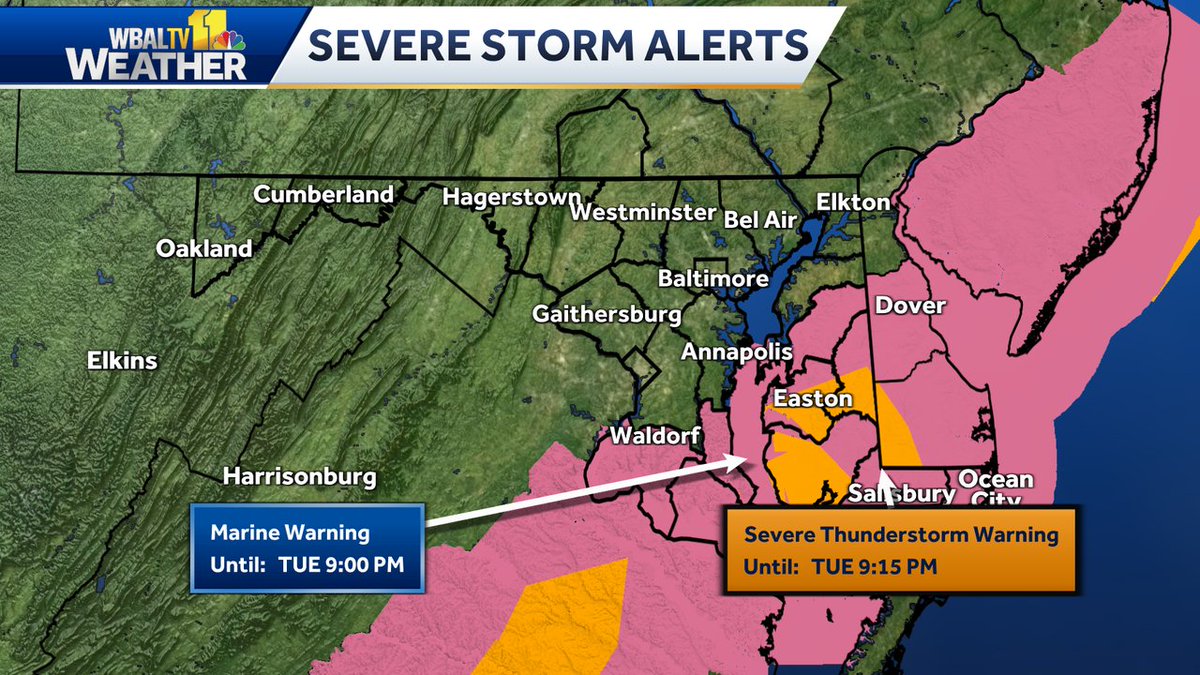 Severe weather alerts now in effect.