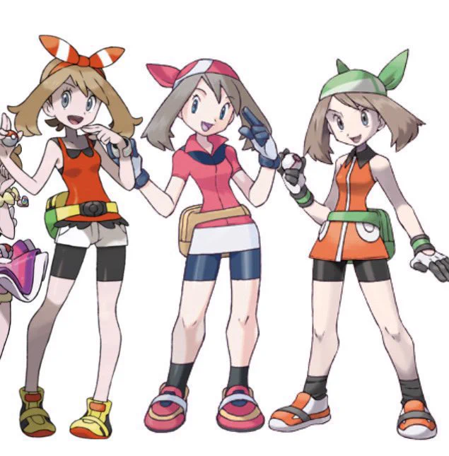 It's especially weird considering how big a deal bikes are in the Gen 3 Pokemon games too, especially compared to previous titles. She also wears outfits that resemble the closest to what an actual cyclist would wear