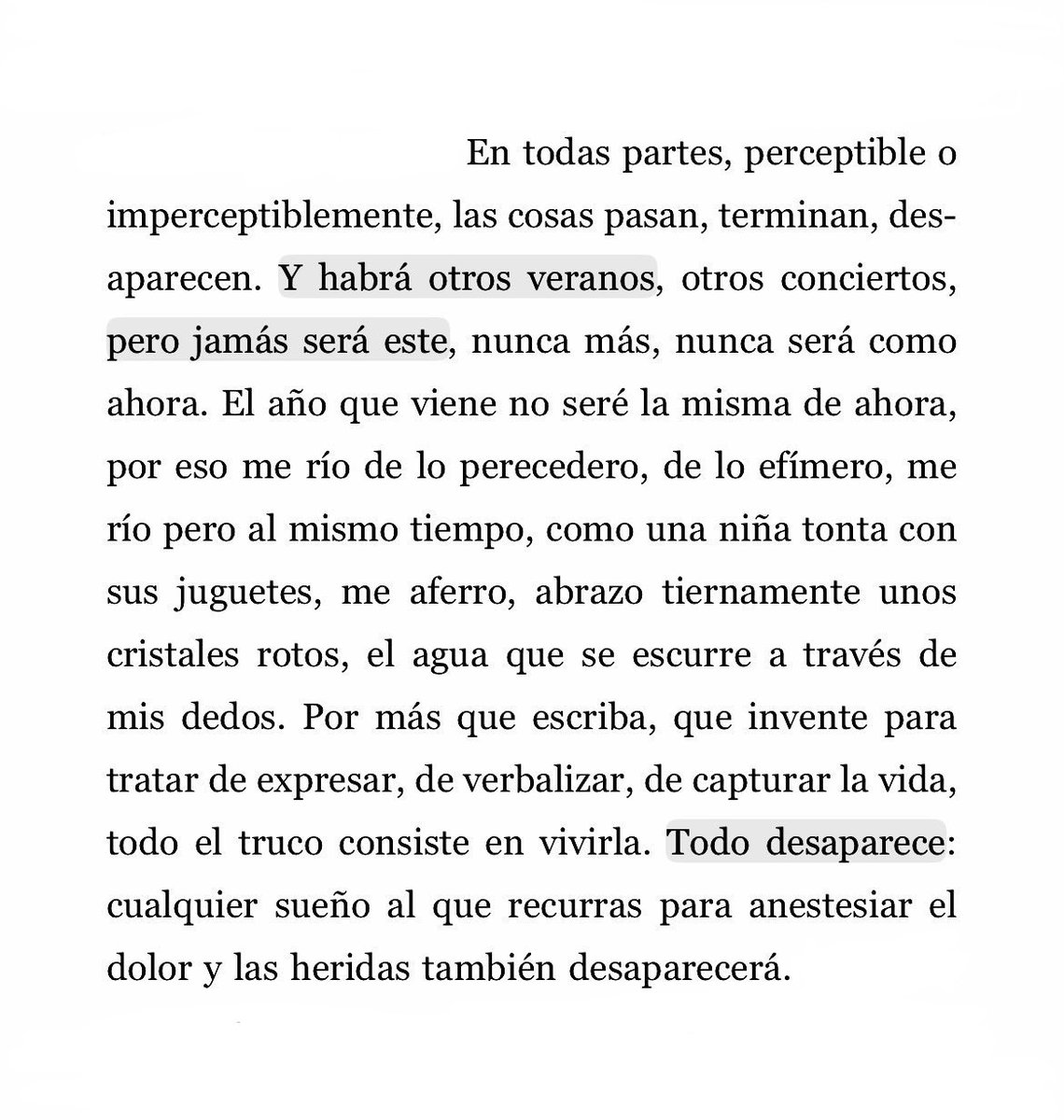 Sylvia Plath sobre la permanencia: