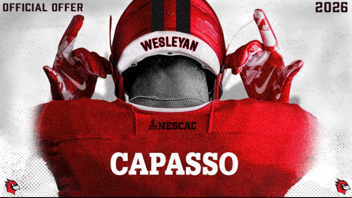 After a great conversation with <a href="/CoachDBenoit/">David Benoit</a> and <a href="/CoachDiCenzo/">Dan DiCenzo</a>, I am grateful to receive an offer from Wesleyan college!