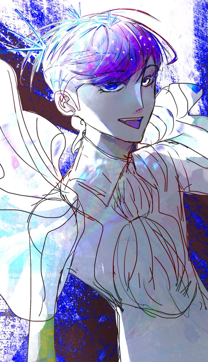 starcrash102's tweet image. not a huge fan of this one but I like the colors
I really gotta start drawing with more intention
#宝石の国 #housekinokuni #lapis #art #doodle #らくがき #イラスト #ibispaintx #rkgk